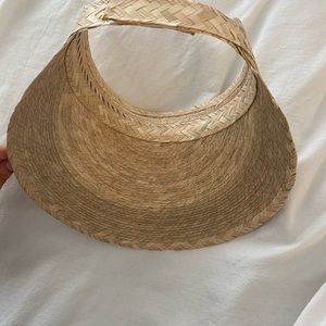 Straw hat/visor